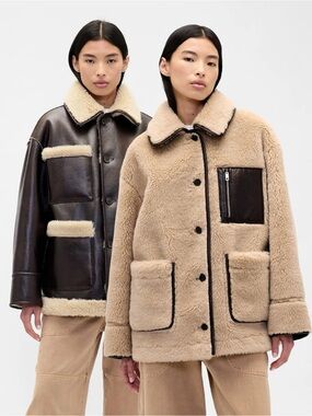 Sandy Liang x GAP Sherpa Reversible Jacket